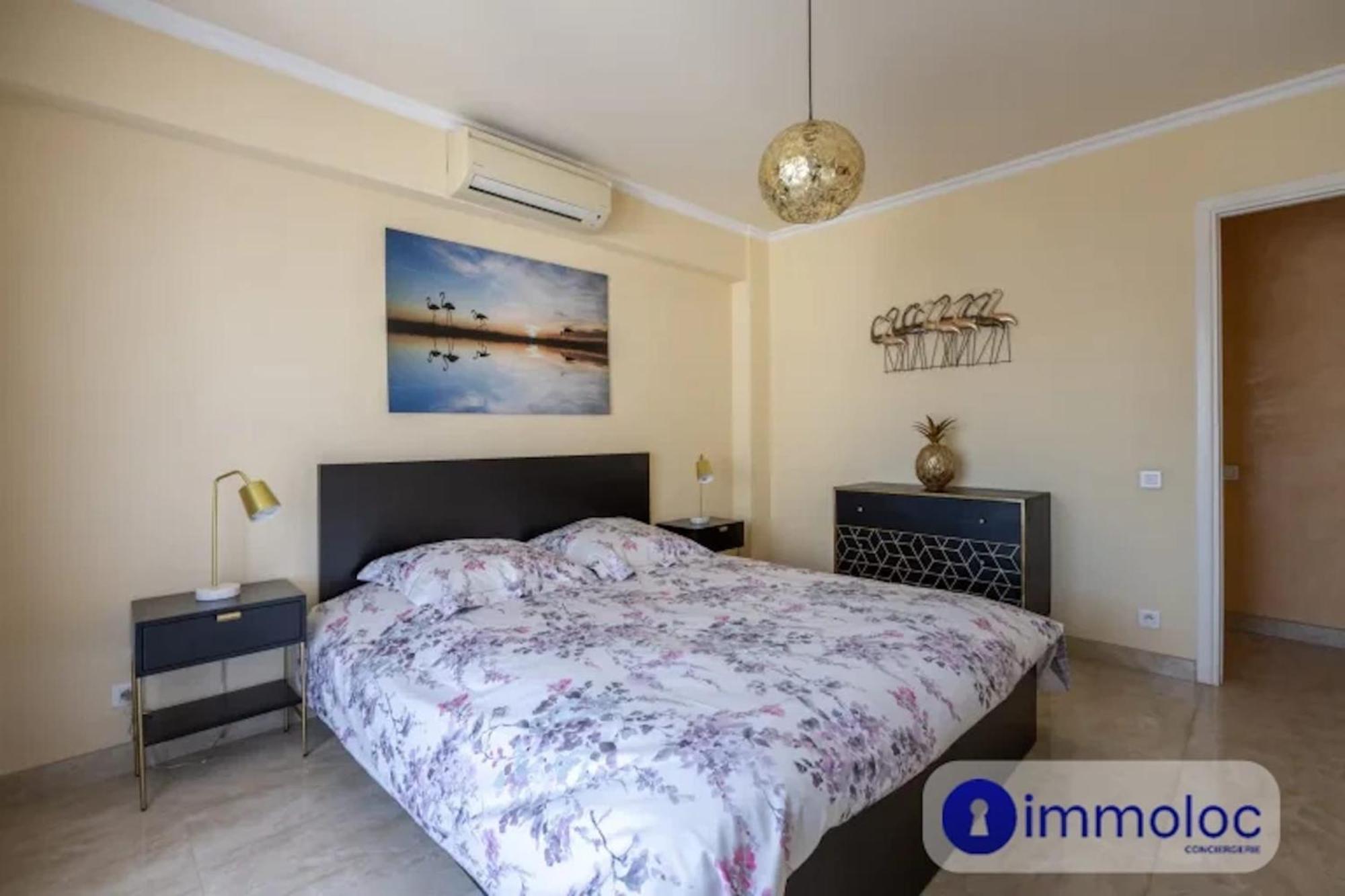 Air-Conditioned Apartment With Terrace Sea View Nice Eksteriør bilde