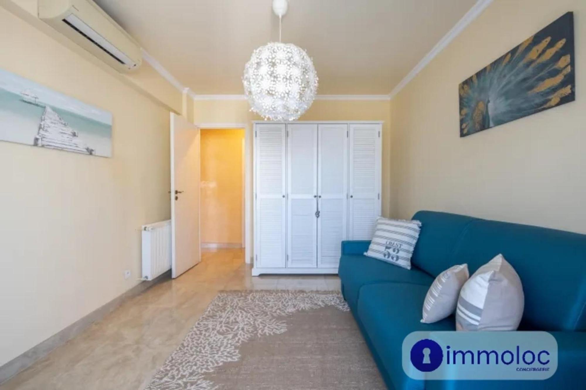 Air-Conditioned Apartment With Terrace Sea View Nice Eksteriør bilde