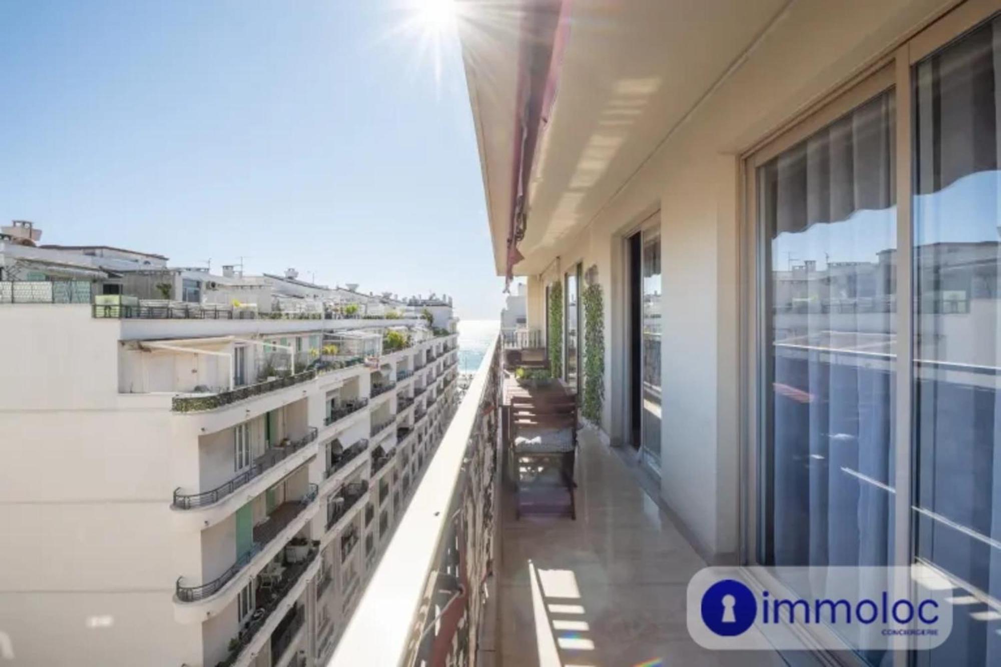 Air-Conditioned Apartment With Terrace Sea View Nice Eksteriør bilde