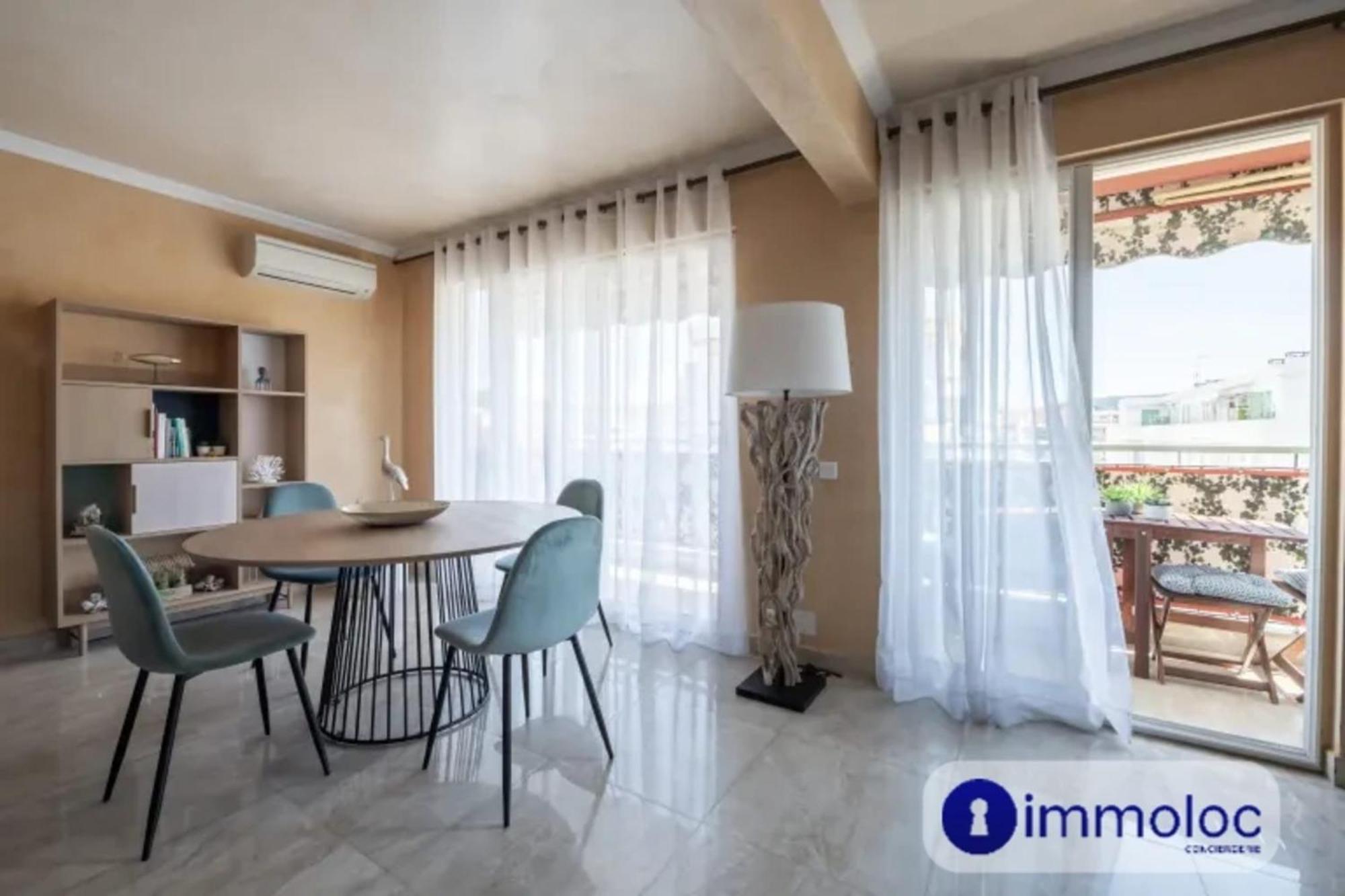 Air-Conditioned Apartment With Terrace Sea View Nice Eksteriør bilde