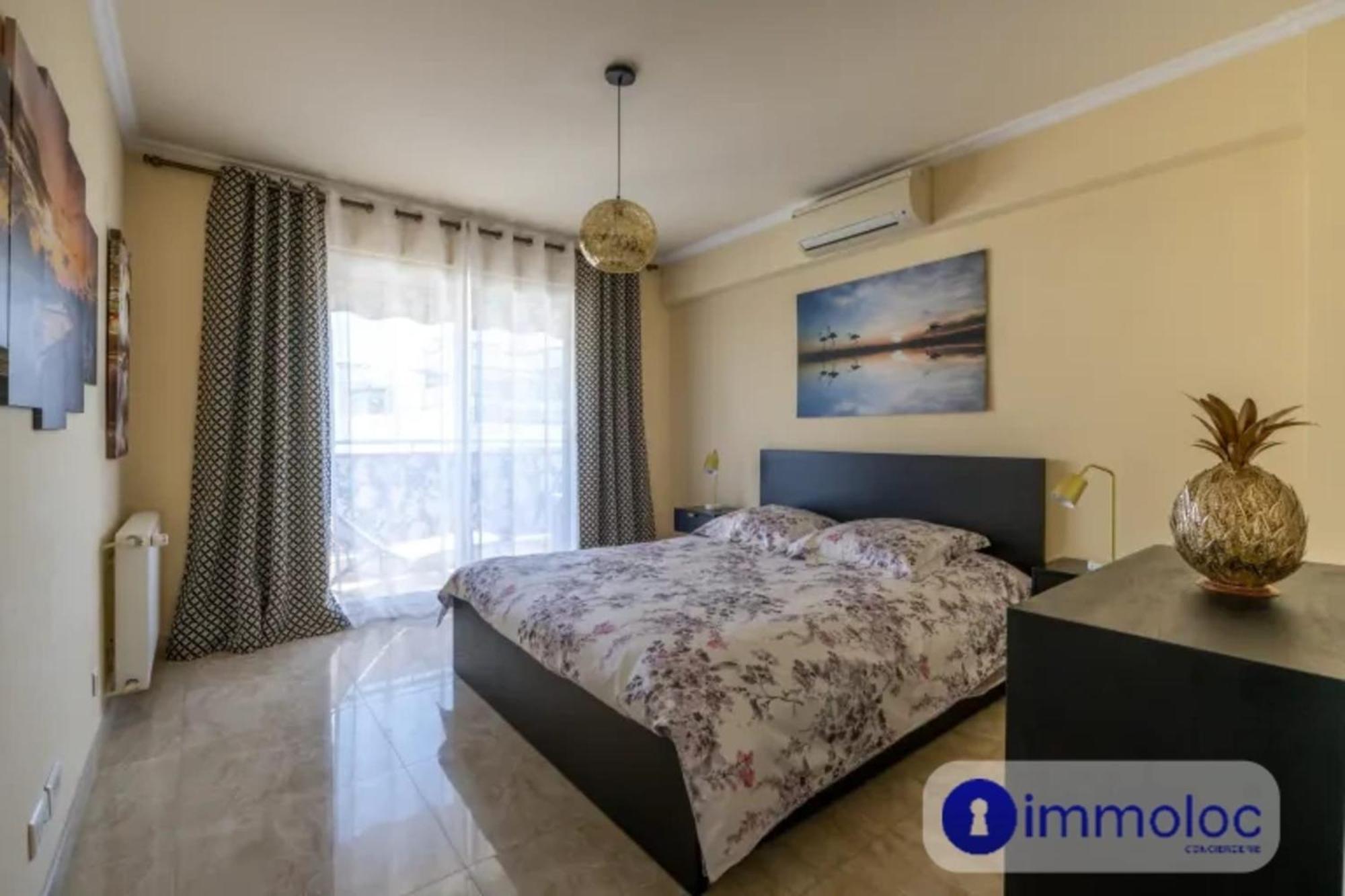 Air-Conditioned Apartment With Terrace Sea View Nice Eksteriør bilde